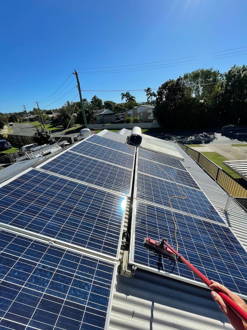 Brisbane Window & Solar Panel Cleaning solar panel cleaning work in Banyo