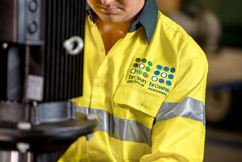 Brown Electrical electrician work in Harristown