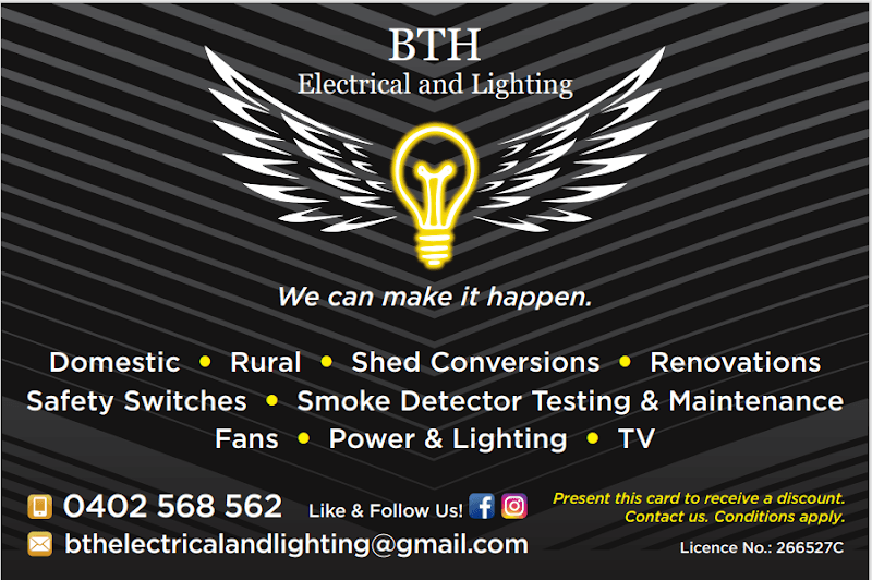 BTH Electrical & Lighting electrician work in Port Macquarie