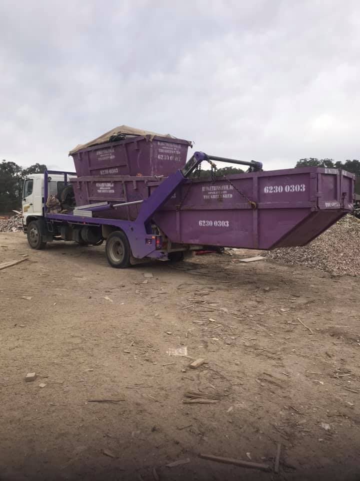 Budget Bins Canberra rubbish removal work in Theodore