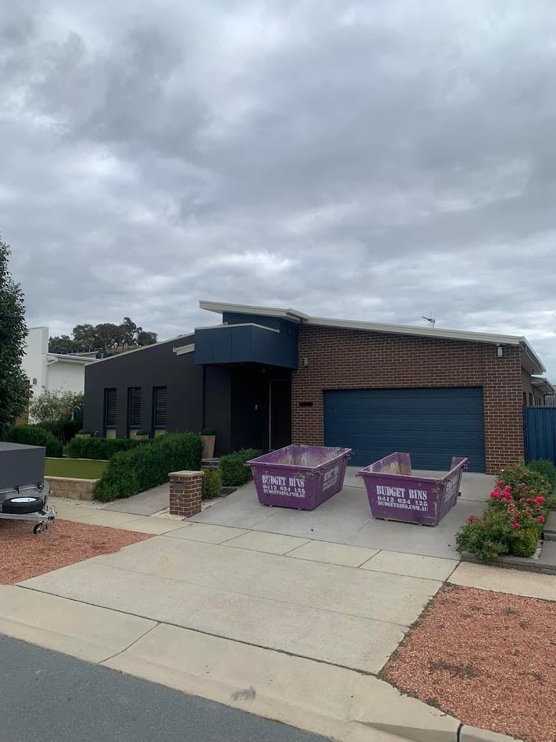 Budget Bins Canberra rubbish removal work in Theodore