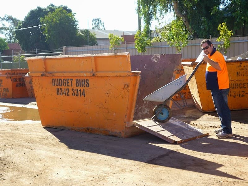 Budget Mini Bins rubbish removal work in Walkerville