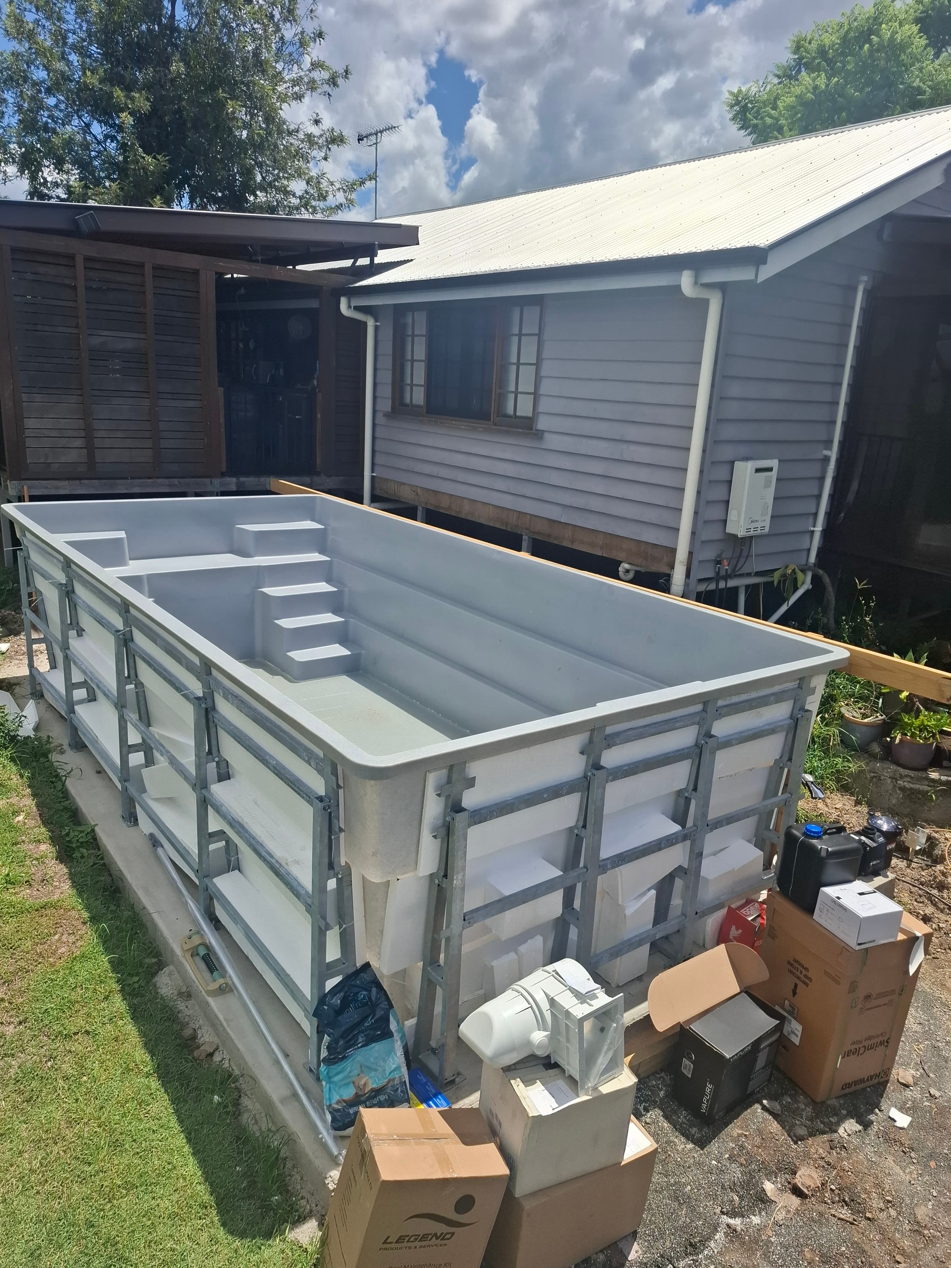 Cocktail Pools pool builder work in Wellington Point