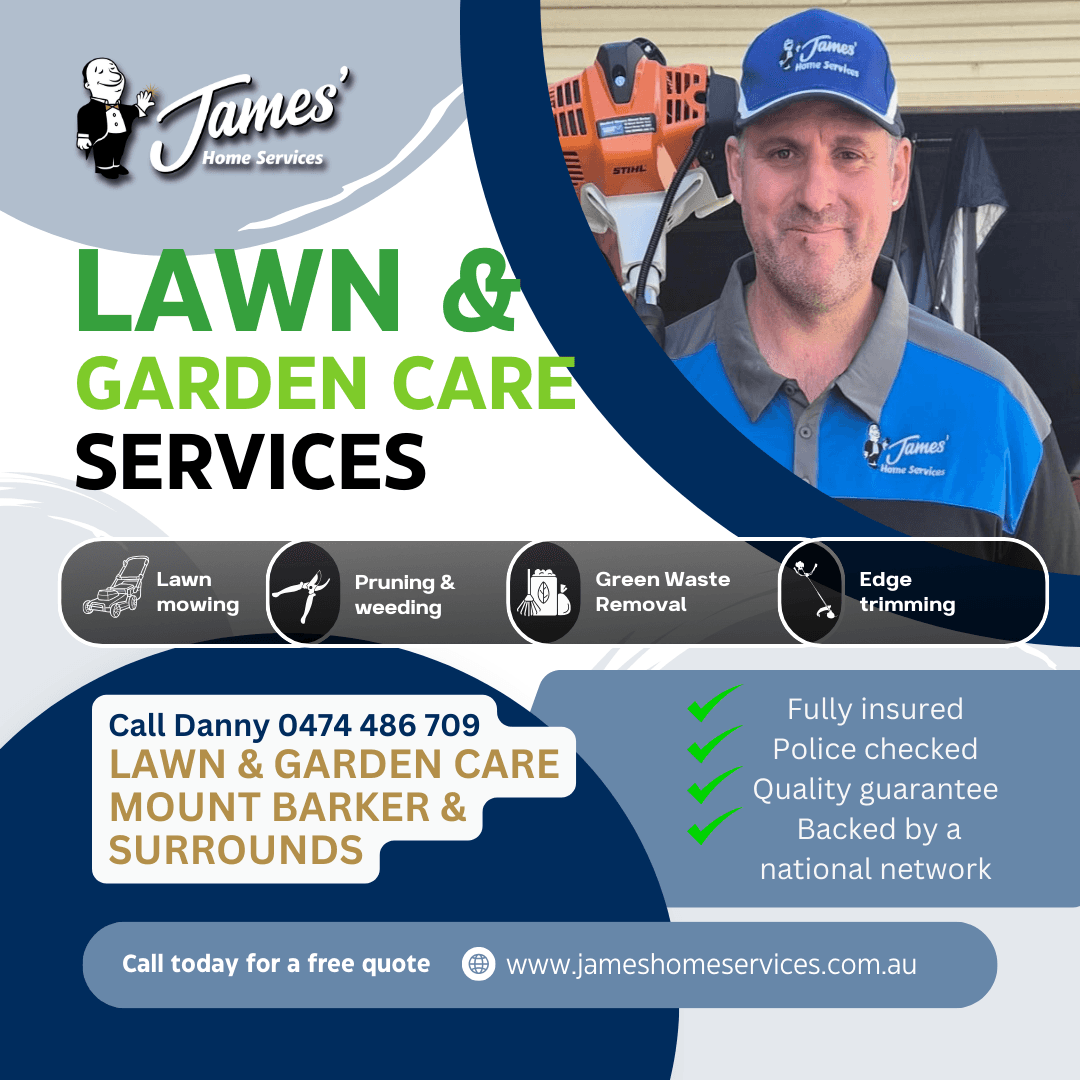 James home services mount Barker gardening work in Mount barker
