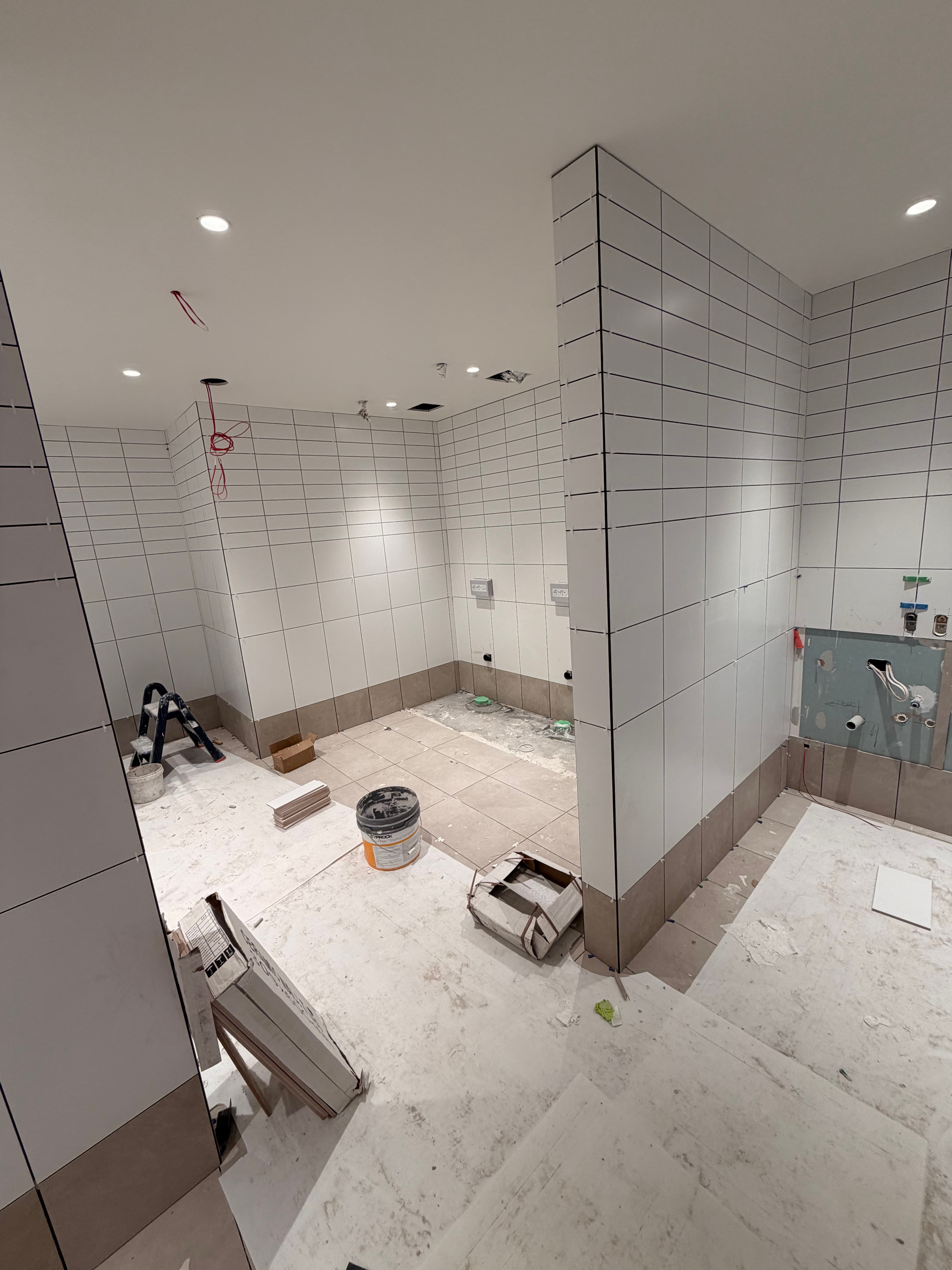 Precision Tiling Group tiling work in Dandenong