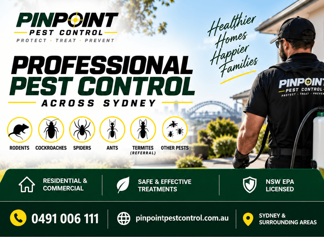 Pinpoint Pest Control pest control work in Merrylands