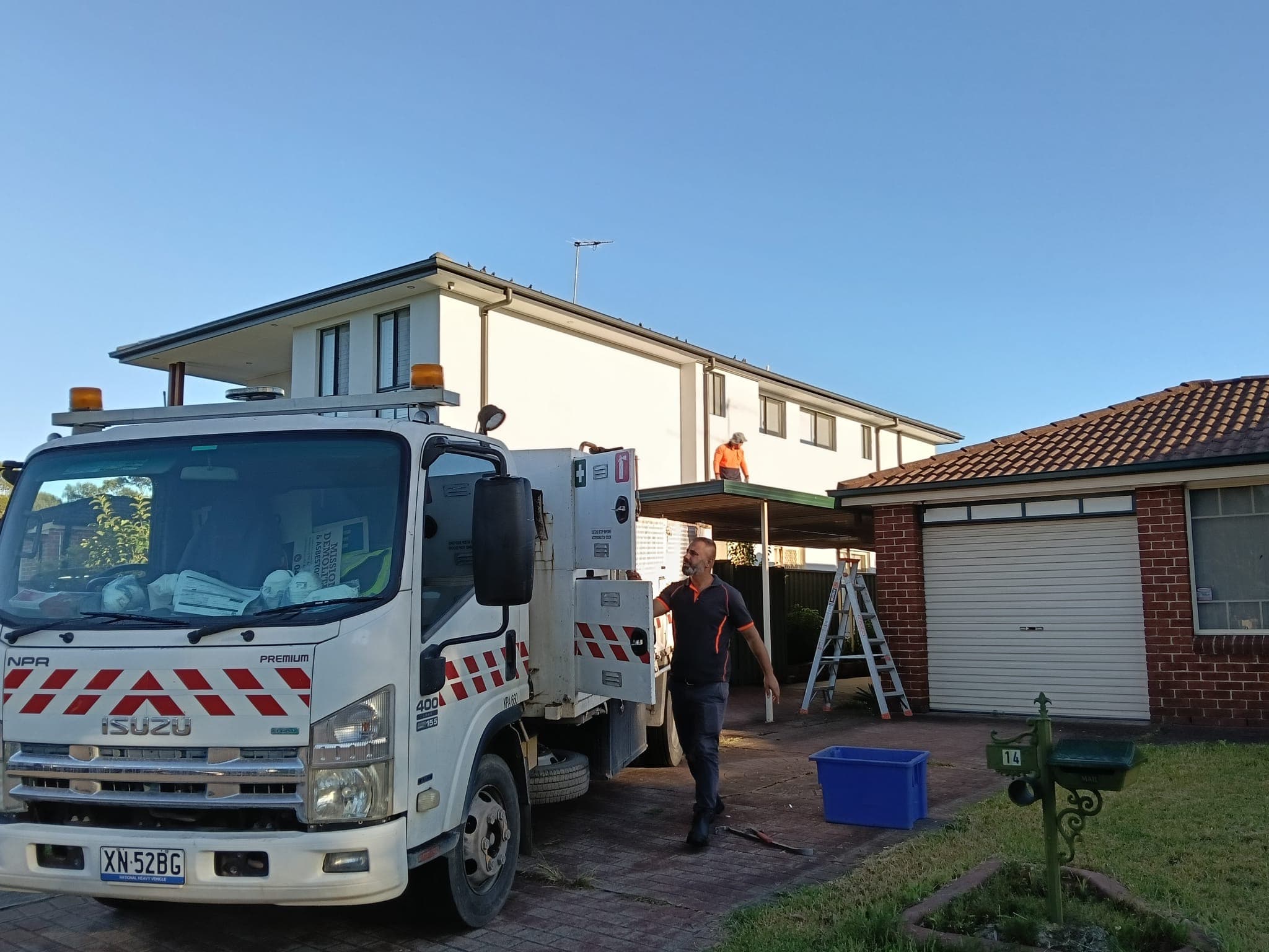 Mission demolition and asbestos pty ltd asbestos removal work in Guildford