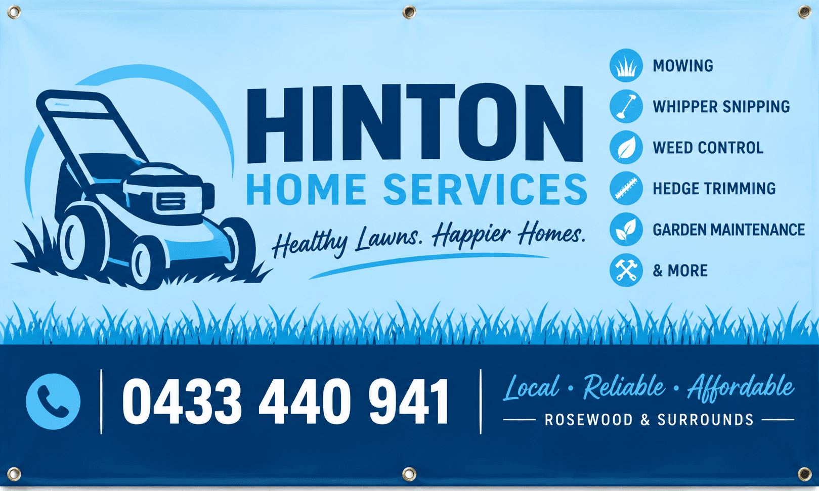 Hinton Home Services landscaping work in Rosewood