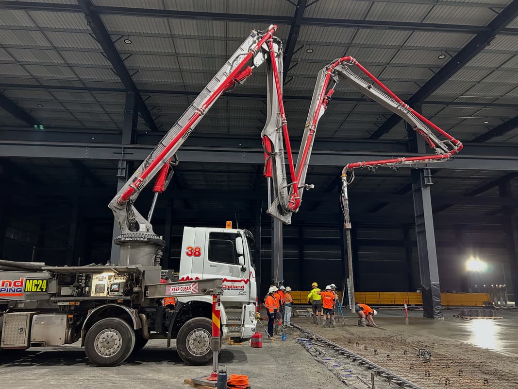 McClelland Concrete Pumping concreting work in Toowoomba & Surrounding Areas