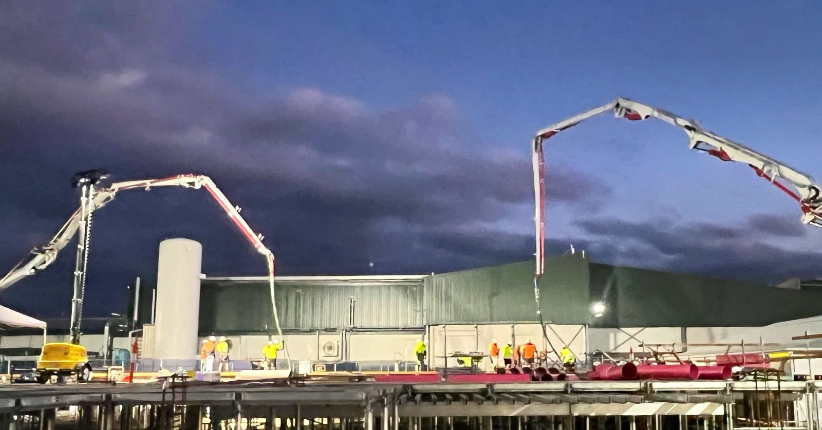 McClelland Concrete Pumping concreting work in Toowoomba & Surrounding Areas