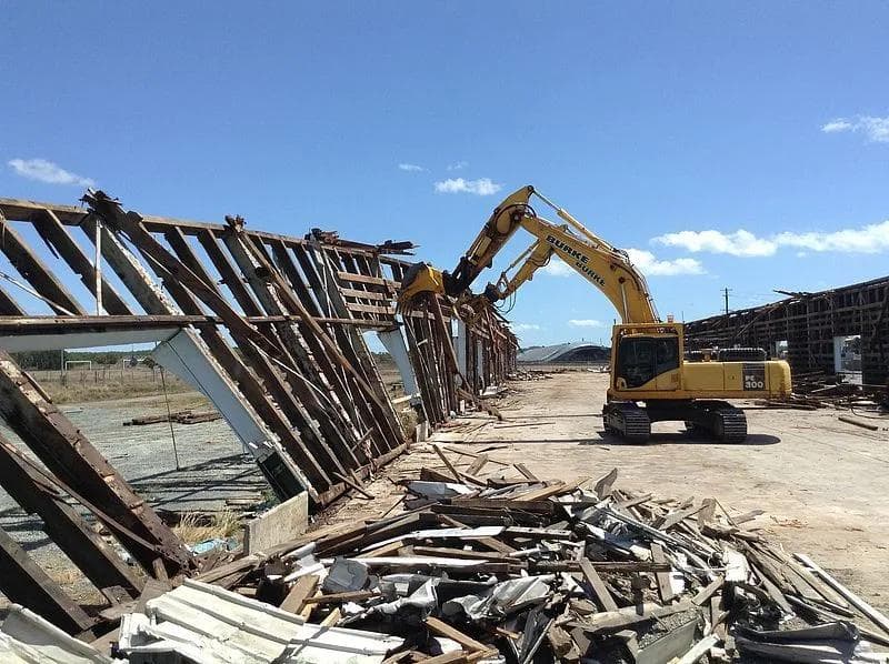 Burke Industries Pty Ltd demolition work in Harristown