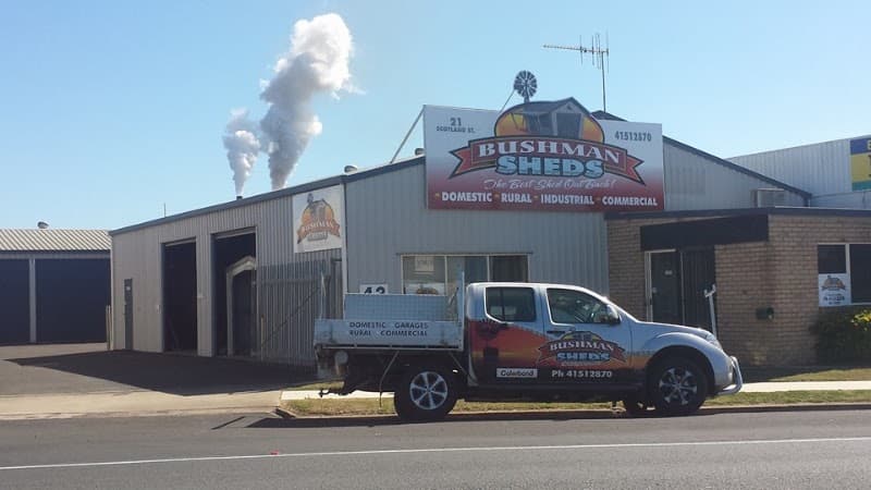 Bushman Sheds garage doors work in Bundaberg East