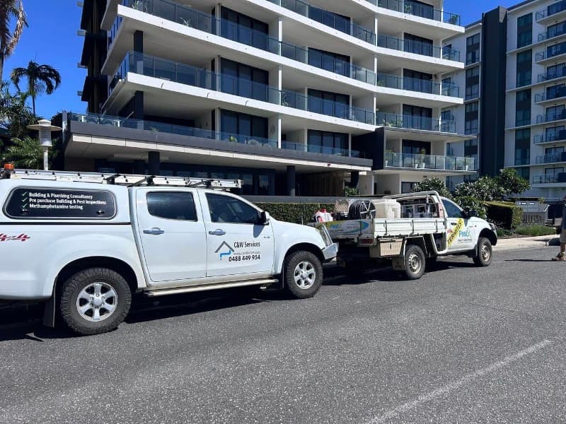 C & W Services - Building Inspection Rockhampton pest control work in Lammermoor