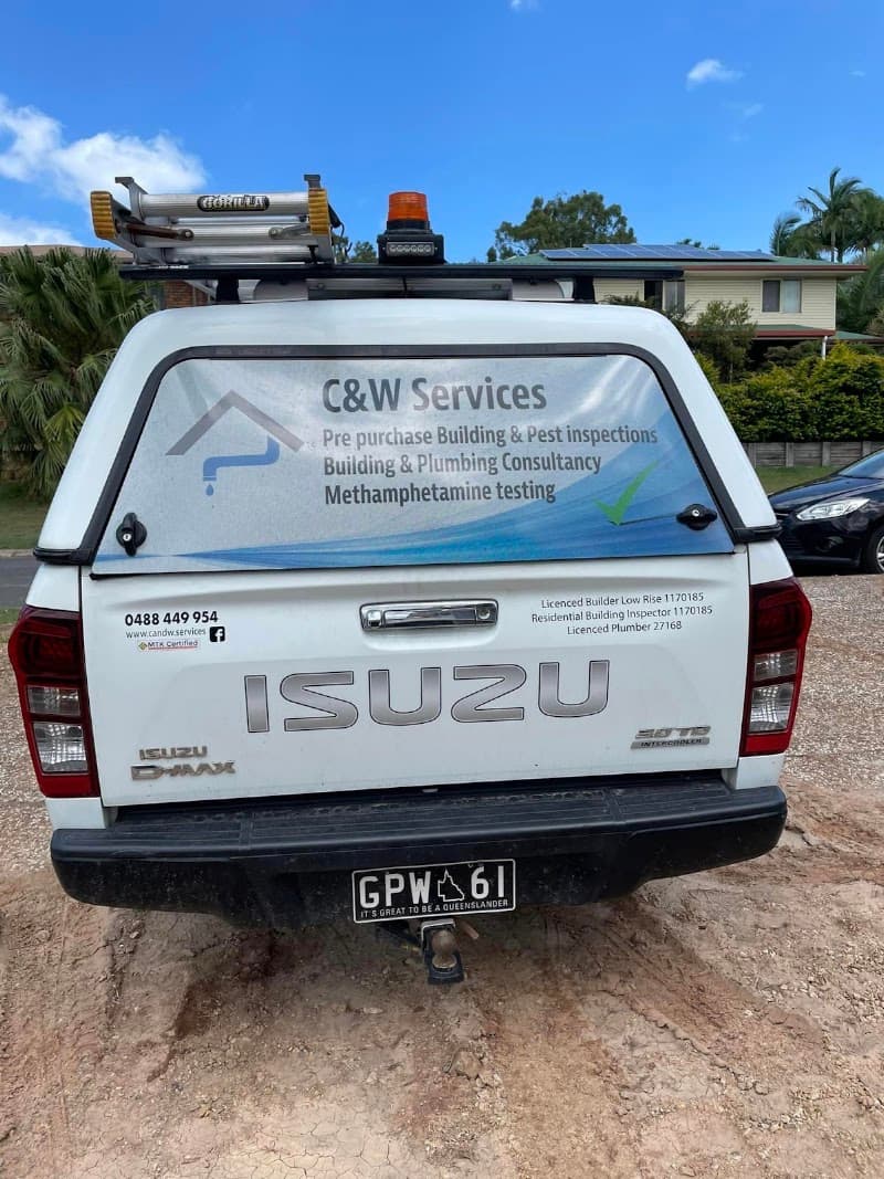 C & W Services - Building Inspection Rockhampton pest control work in Lammermoor