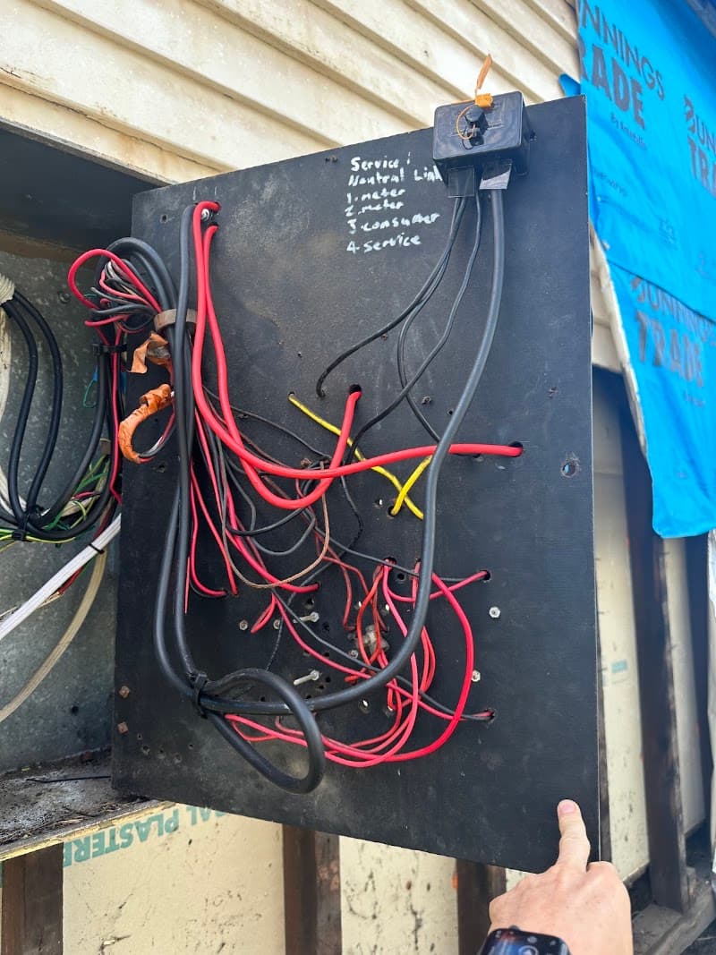 C Mack Electrical electrician work in Merewether
