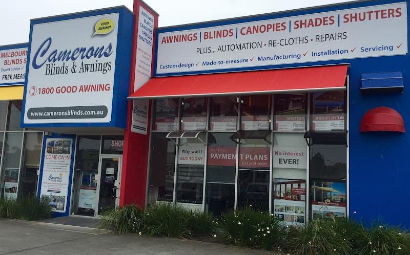 Camerons Blinds & Awnings — Melbourne's Outdoor Shades & Weinor Australia Specialists curtains & blinds work in Carrum Downs
