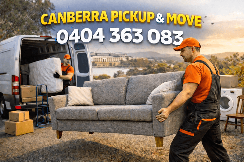 Canberra Pickup & Removal removalist work in Belconnen