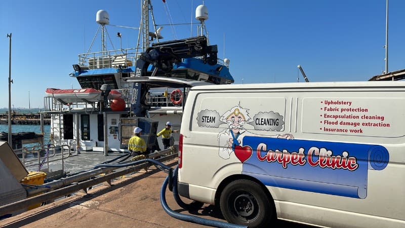 Carpet Clinic NT carpet cleaning work in Berrimah