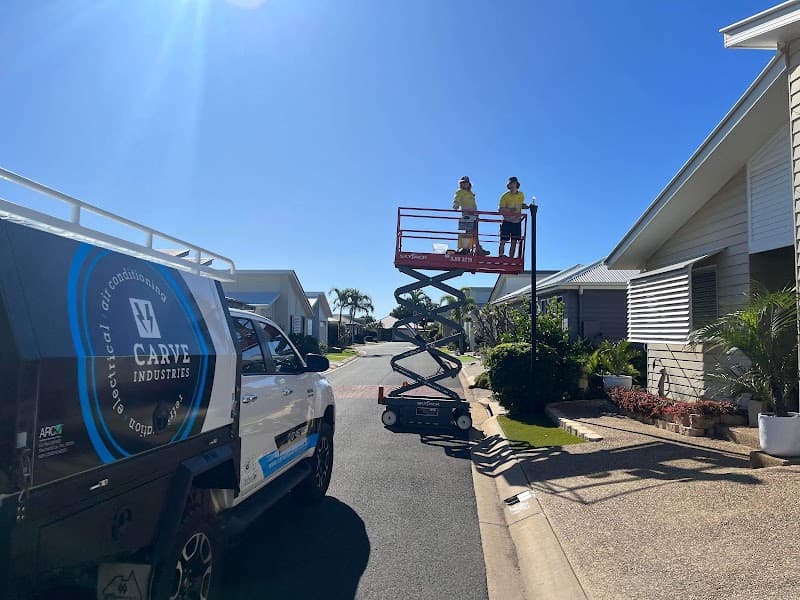 Carve Industries air conditioning work in Bundaberg Central