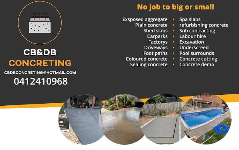 CB&DB CONCRETING PTY LTD concreting work in Carrum Downs