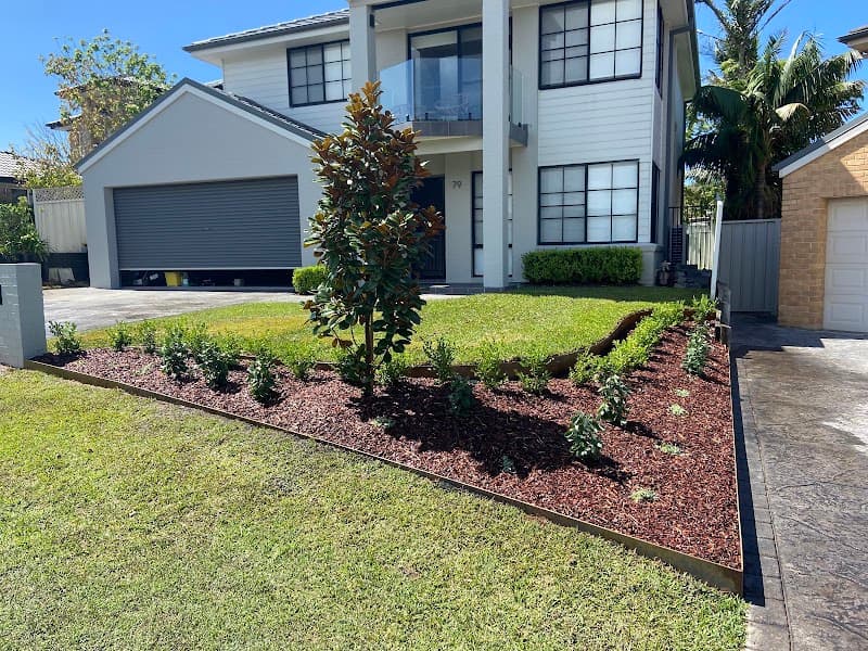 Central Coast Landscapes landscaping work in Buff Point