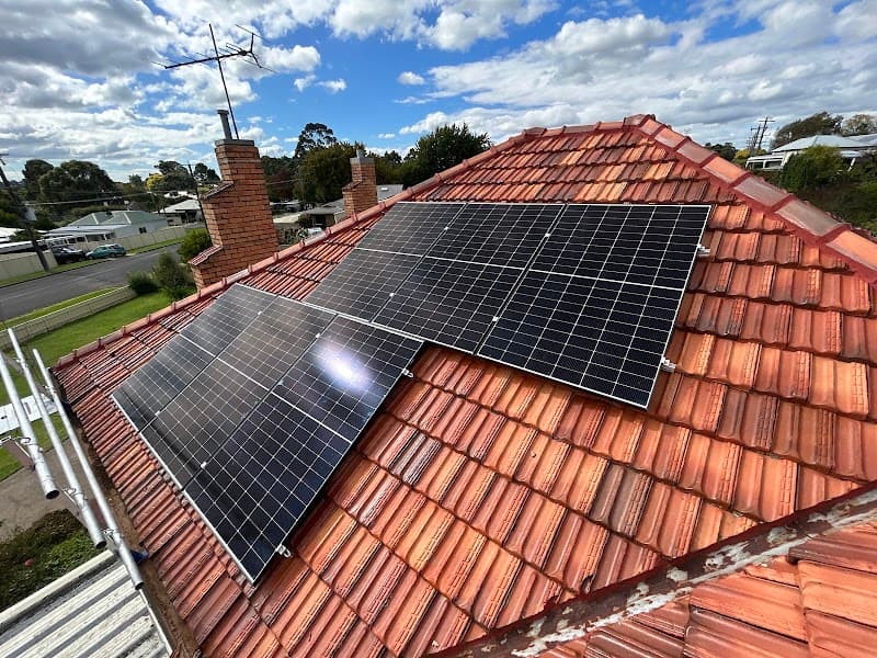 Central Highlands Solar & Electrical solar panel installation work in Sebastopol