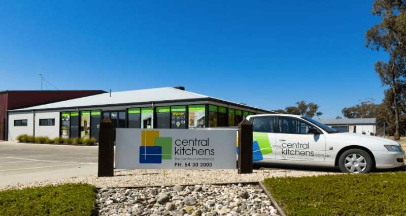 Central Kitchens kitchen renovation work in East Bendigo