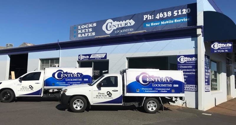 Century Locksmiths locksmith work in Toowoomba City