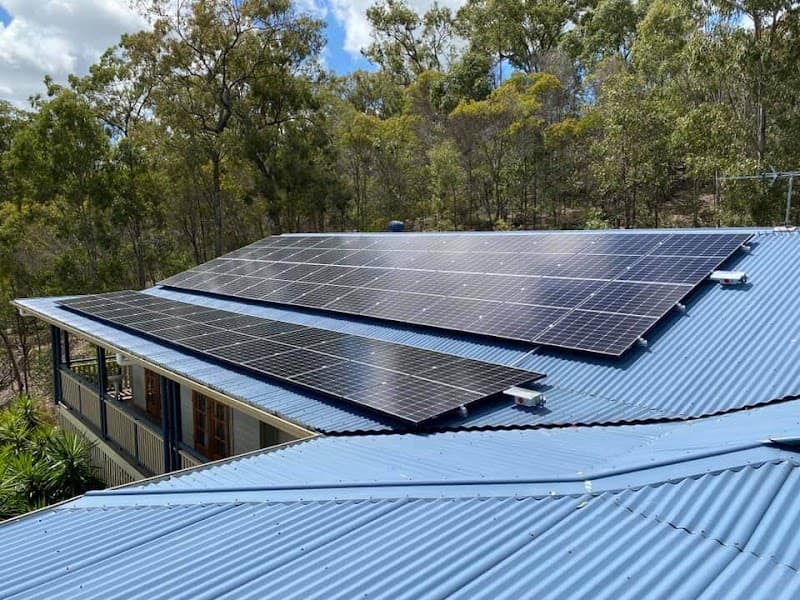 Charged Energy solar panel installation work in Capalaba