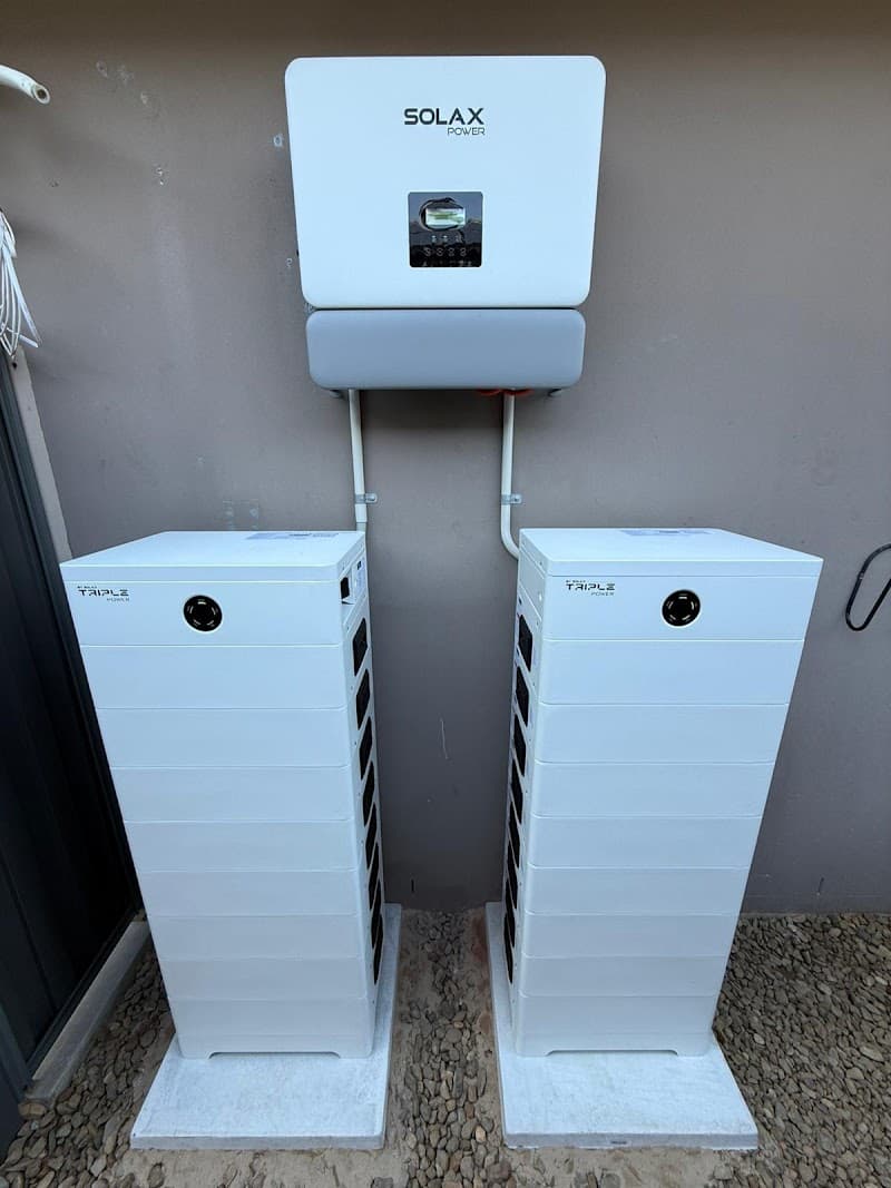 Charged Energy solar panel installation work in Capalaba