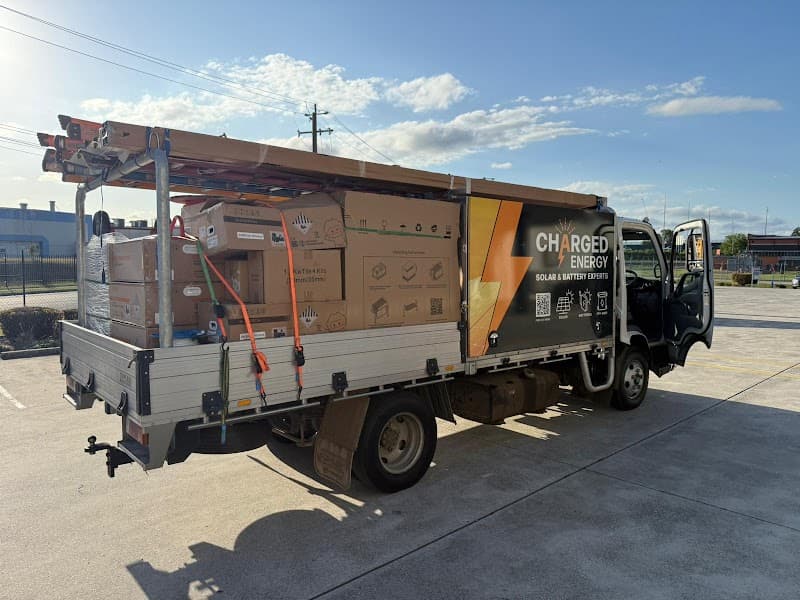 Charged Energy solar panel installation work in Capalaba