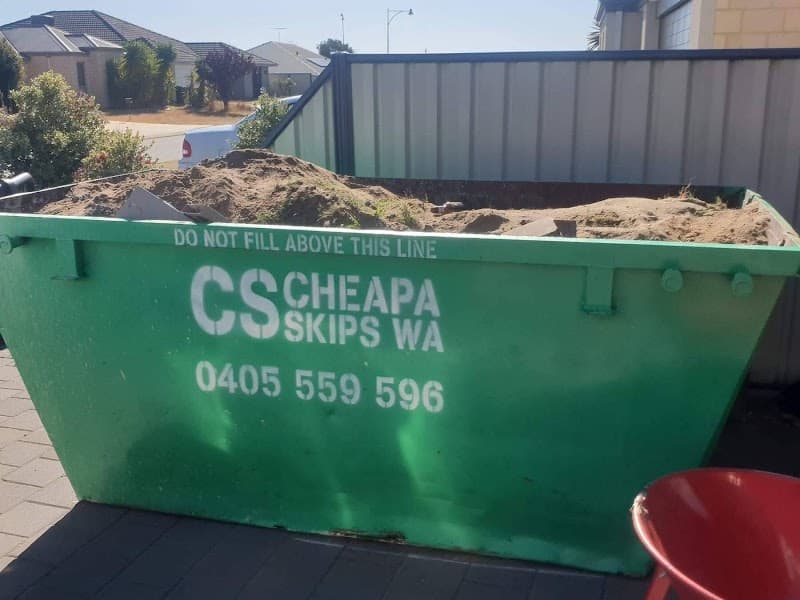 Cheapa Skips rubbish removal work in Medina