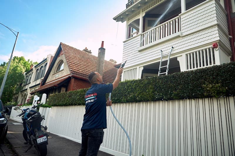 Christian's Exterior Cleaning gutter cleaning work in South Yarra