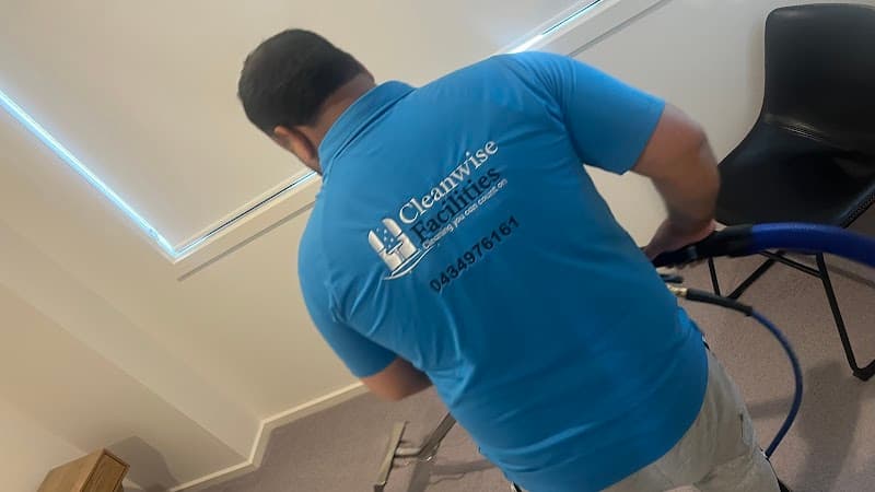 Cleanwise Facilities carpet cleaning work in North Geelong