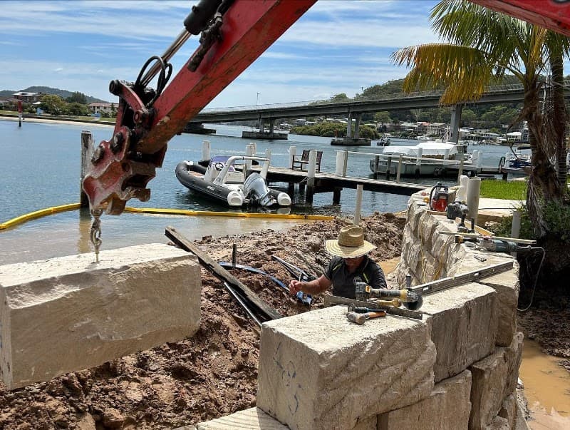 Coast to Coast Excavations demolition work in Empire Bay