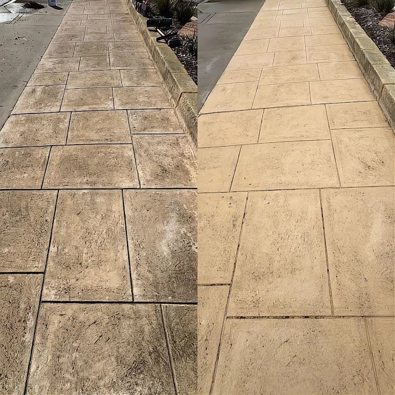 Coastal Power Clean pressure washing work in Erskine