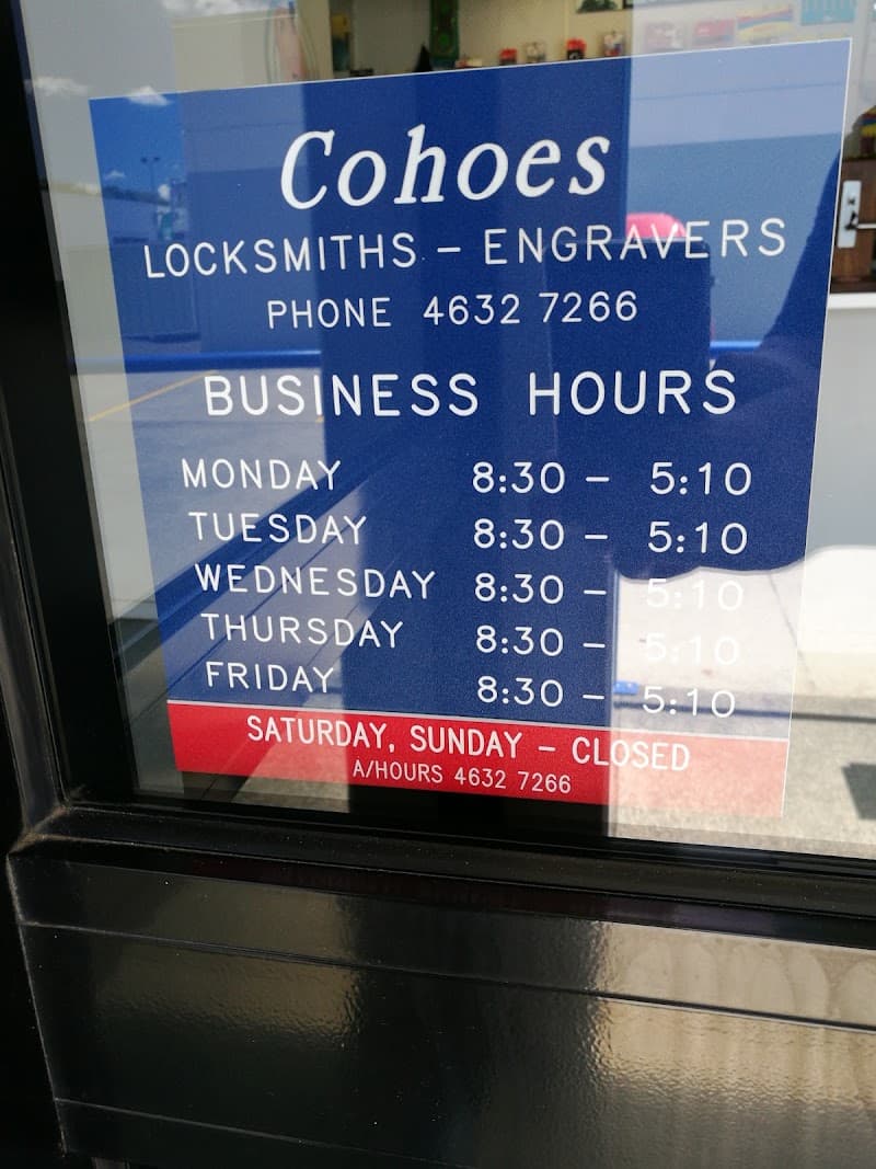 Cohoes locksmith work in Toowoomba City