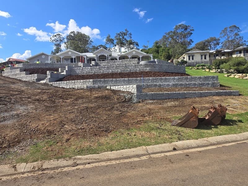 Col Finlay Earthmoving and Landscaping landscaping work in Murphys Creek