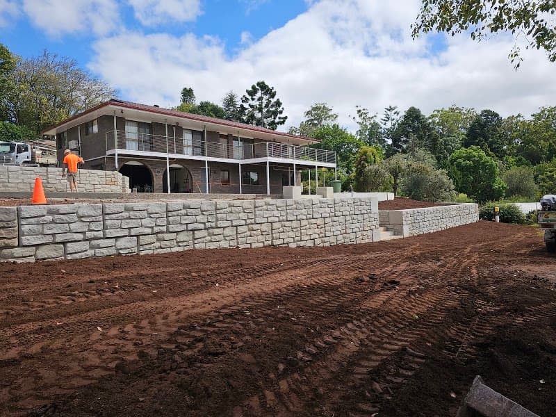 Col Finlay Earthmoving and Landscaping landscaping work in Murphys Creek