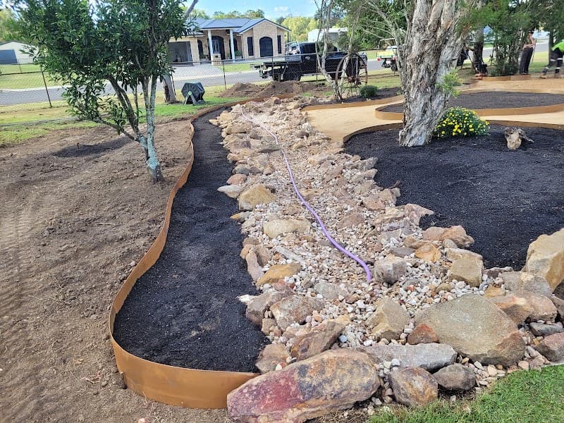 Col Finlay Earthmoving and Landscaping landscaping work in Murphys Creek