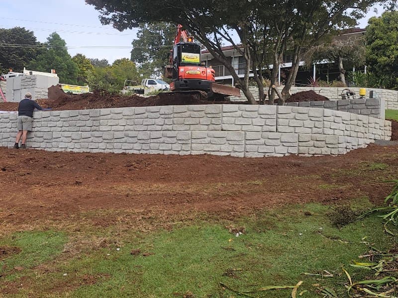 Col Finlay Earthmoving and Landscaping landscaping work in Murphys Creek