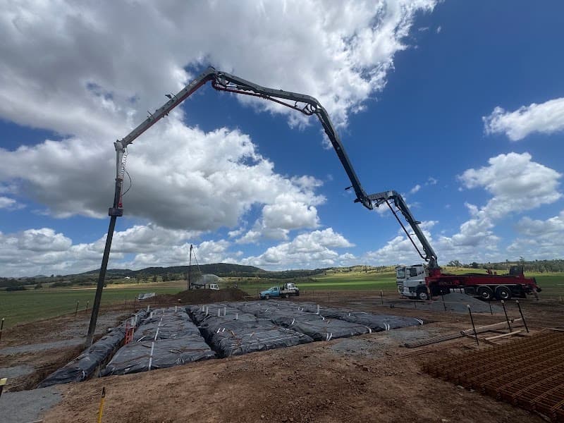 Collis & Sons Concrete Pumping concreting work in Highfields