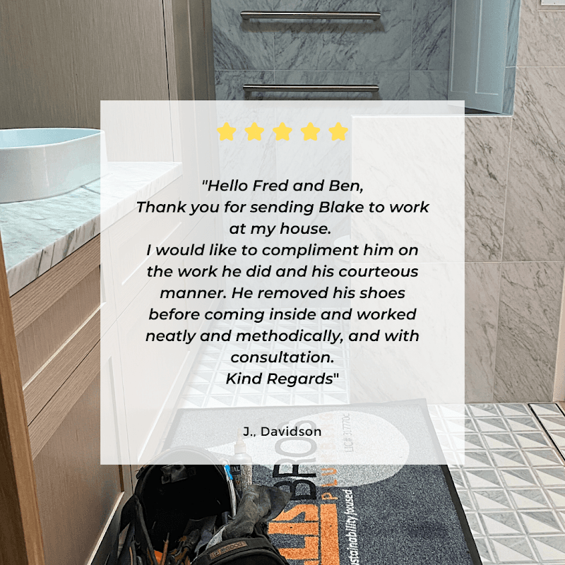 Collis Bros Plumbing plumber work in Manly Vale