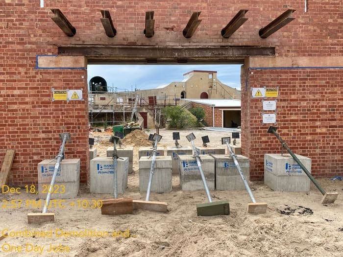 Combined Demolition and Services demolition work in Hindmarsh