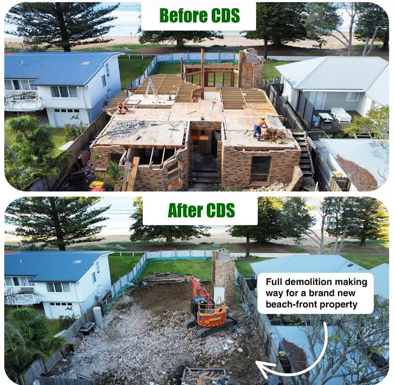 Combined Demolition Services Pty Ltd asbestos removal work in Terrigal