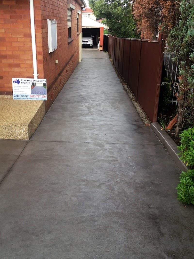 Concrete Driveways Sydney concreting work in Ryde