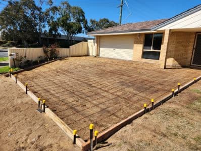 Concrete Works Bunbury concreting work in Carey Park