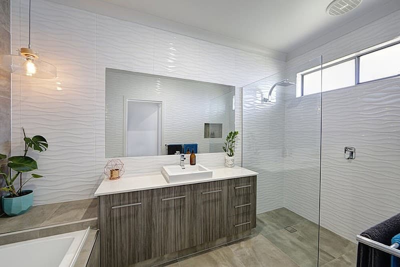 CRJ Designer Homes bathroom renovation work in Bundaberg West
