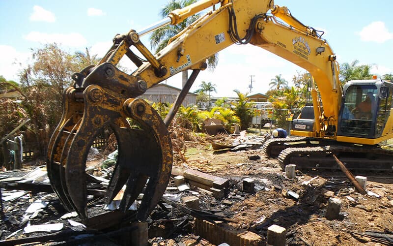 D & M Hose demolition work in Maryborough