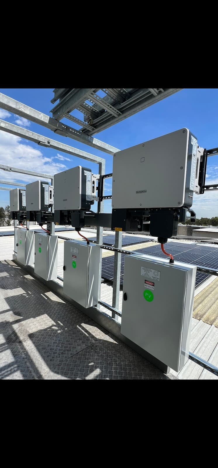 D&H Green Energy Pty Ltd solar panel installation work in Kings Park